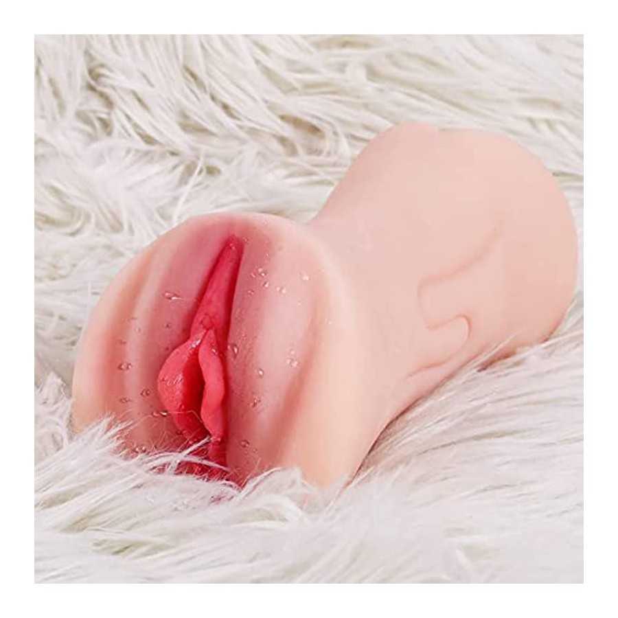 SEX DOLL CENTER Portable Male Masturbator for Men Masturbation, Lifelike Pocket Pussy Stroker with Realistic Textured Vagina, Ad