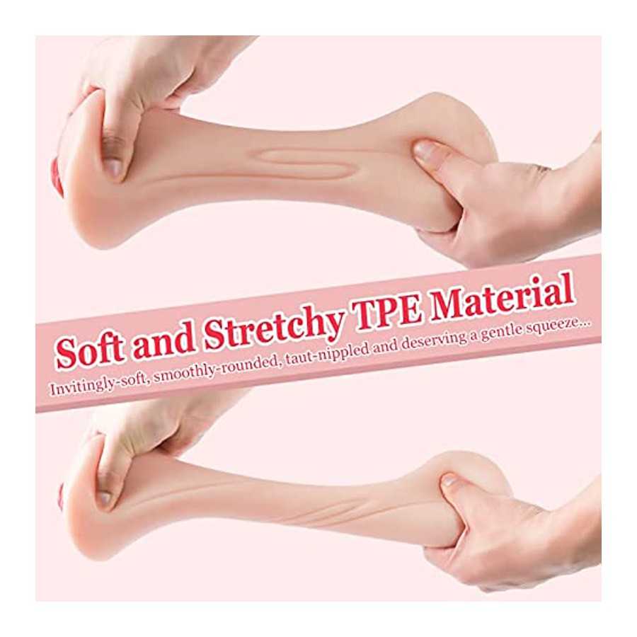 SEX DOLL CENTER Portable Male Masturbator for Men Masturbation, Lifelike Pocket Pussy Stroker with Realistic Textured Vagina, Ad