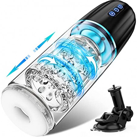Automatic Male Masturbator, Sex Toys4men UK Masturbators Male Sex Toy, Electric Male Masturbator Cup for Stimulation Stroker Pocket Pussy Oral