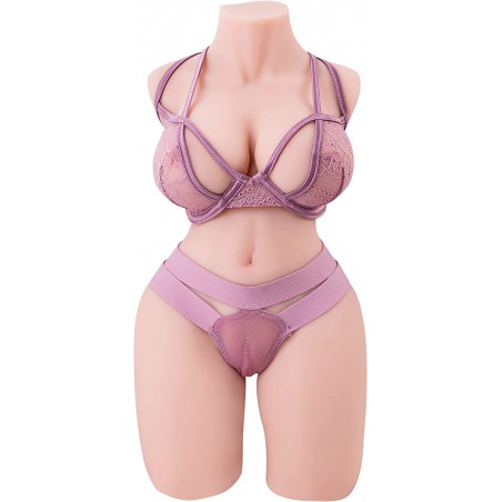 Realistic Sex Doll for Men,  Ass Toy with Big Boobs & Real Vagina, Women Torso Masturbator (Big, 9.9LBS)