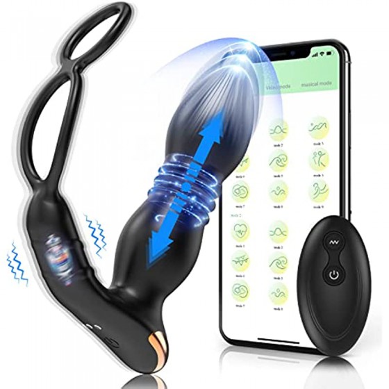 Thrusting Anal Vibrator...