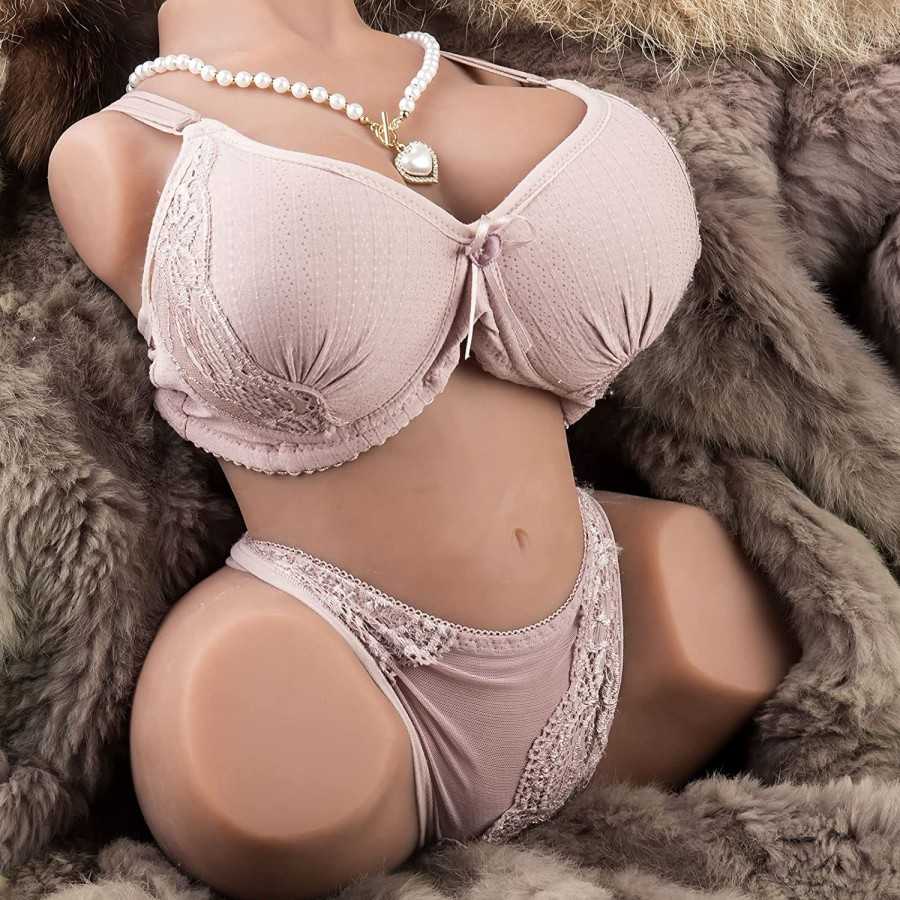 Male Masturbator Sex Doll for Men, Female Torso Sex Doll Love Doll with Realistic Boobs Vagina Anus,12.9lb Pocket Pussy Sex Doll