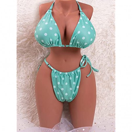 22LB Sex Doll for Men Male Masturbator Toy with Big Boobs Vaginal & Anal,  Female Body Torso Sexy Dolls, 3D Realistic Love Dolls Pocket Pussy Ass Butt Male Sex Dolls Adult Toys, Wheat Skin