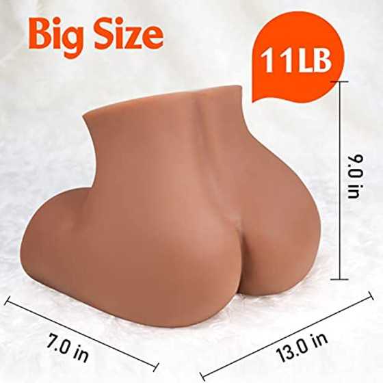 Life-Sized Vibrating Sex Doll Realistic Butt Pocket Pussy Ass Male Masturbators with 10 Vibration Modes and Moan, Stroker Female