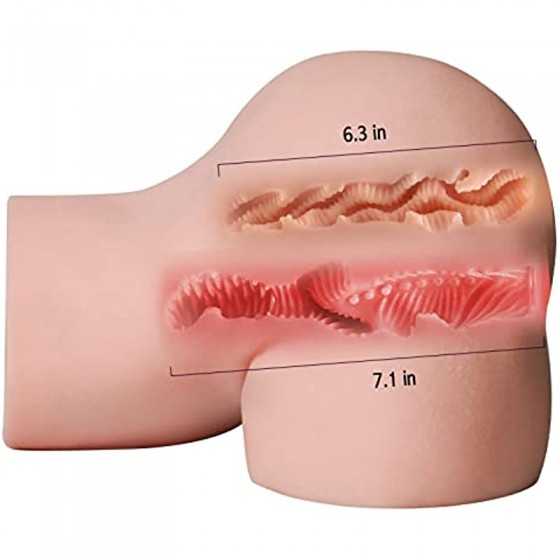 9.6LB Sex Doll Male Masturbators: Realistic Life Size Female Torso Male Stroker Sex Toy with Pocket Pussy Ass for Mens Masturbat