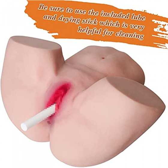 9.6LB Sex Doll Male Masturbators: Realistic Life Size Female Torso Male Stroker Sex Toy with Pocket Pussy Ass for Mens Masturbat