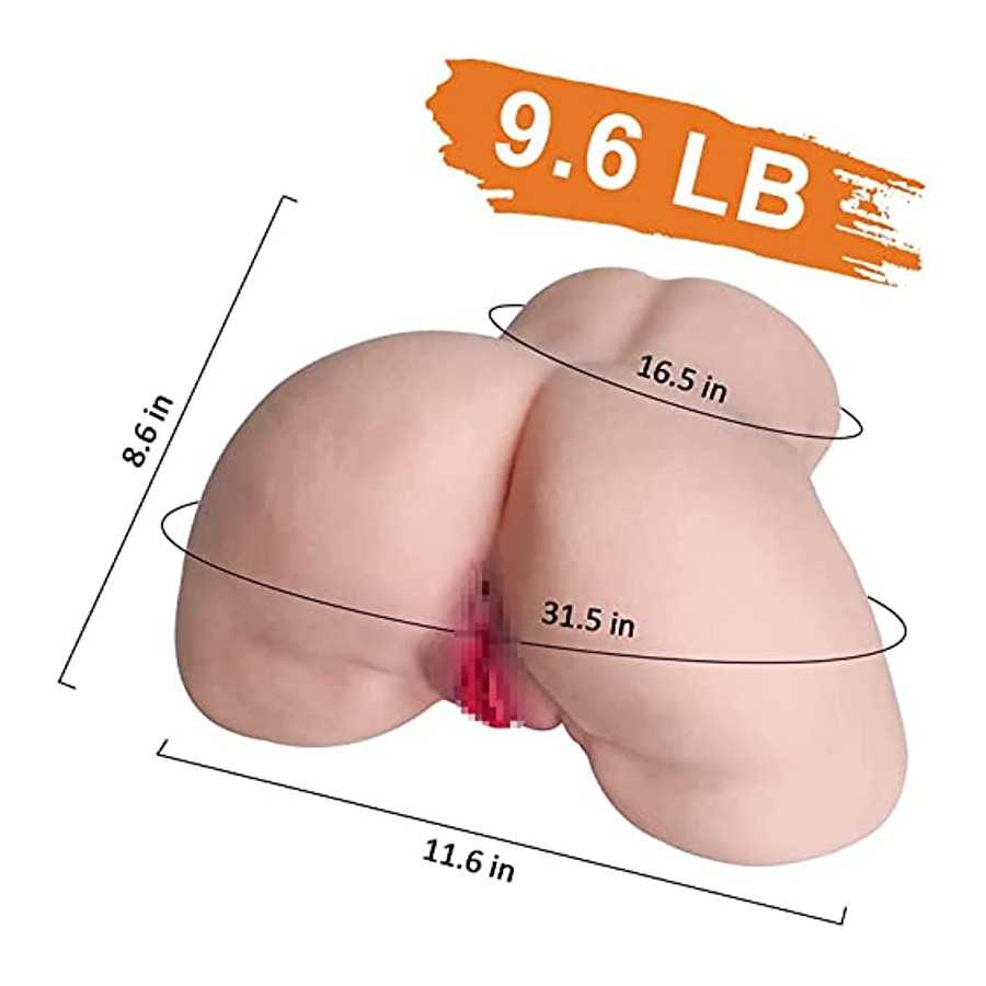 9.6LB Sex Doll Male Masturbators: Realistic Life Size Female Torso Male Stroker Sex Toy with Pocket Pussy Ass for Mens Masturbat