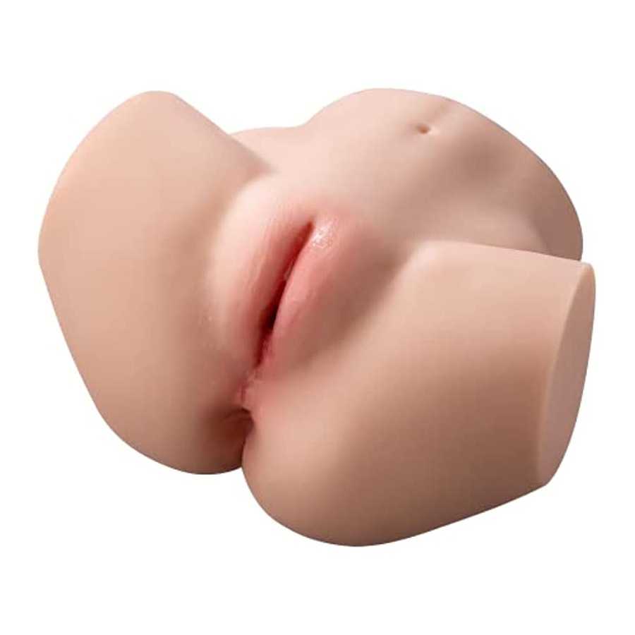 Sex Doll Male Masturbator Pocket Pussy Ass with Virgin Tight, 2 Hole Realistic with Strong Suction Channel, Kingdemer Sex Toy fo
