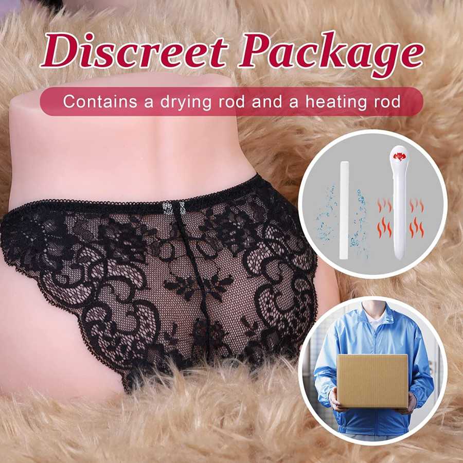 SEX DOLL CENTER 12LB Torso Sex Dolls for Men Masturbation, Big Butt Sexdoll Male Masturbator Doll for Man Orgasm Sexual Pleasure
