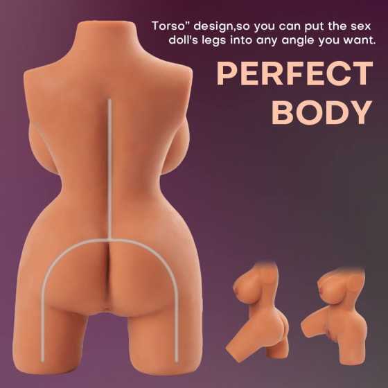 6.6LB Lifelike Sex Doll Male Masturbator for Men Masturbation with Torso,Realistic Love Doll Pocket Pussy Ass Male Sex Toys with