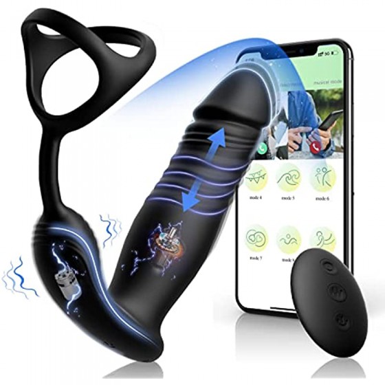 Anal Vibrator Thrusting...