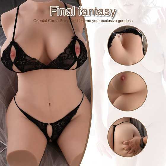 MoiDol 70.9 lb Life-Sized Sex Doll Male Masturbator Female Torso Body Doll with Realistic Big Boobs Pussy Ass Butt, Adult Toys L