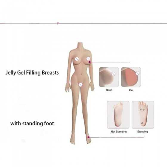 Adult Sex Toys Men Sex Dolls TPE Silicone Sex Doll Life Size Sex Doll Lifelike Women' Torso with Standing Feet Love Dolls US Shi