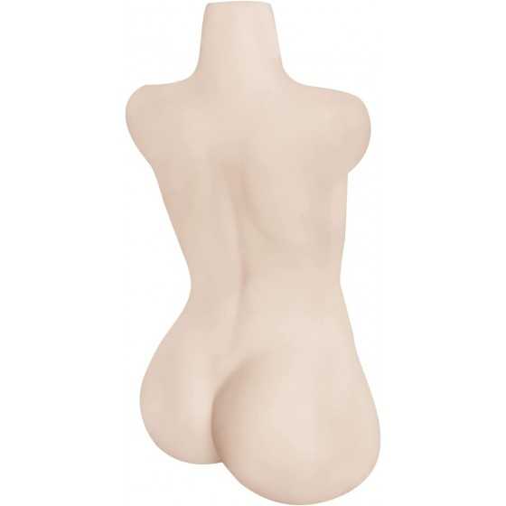 Male Masturbator Sex Doll Adult Sex Toy for Men Masturbation TPE Safe Silicone Sex Doll Life-Sized for Fun (6.2kg)(S, White)