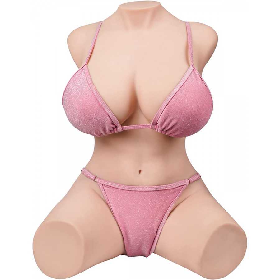 TANTALY 68.34LB Plump Sex Dolls Realistic Torso Life Size Love Doll with Big Breast Butt and Flexible Legs Pocket Pussy Silicone