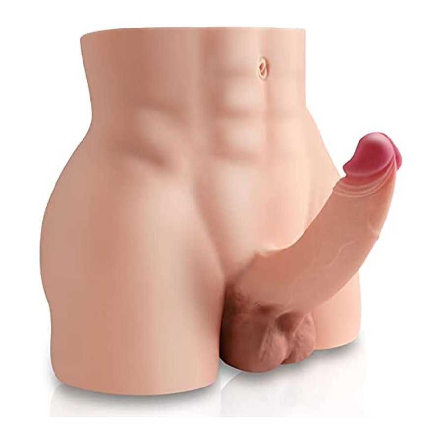 Male Sex Dolls with Realistic Dildo Sex Toys for Women, Adult Toys Women Sex Love Doll with Big Dildo and Tight Anal Sex Unisex 