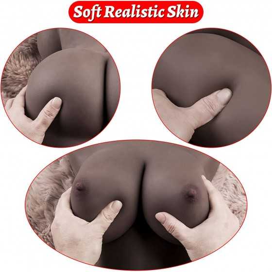 Male Masturbator Sex Doll with Big Boobs Pussy Ass Adult Life Size Love Doll Female Torso Doll for Male Sex Toy Realistic Deep B