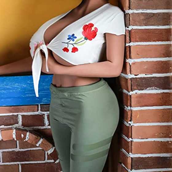 5.34Ft Big Boobs Sex Doll Life Size Silicone Female Doll Full Body Sex Realistic Life Like Love Doll Full Body Female Tan Skin D