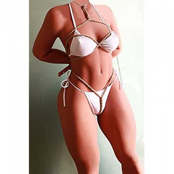 Adult Sex Doll Solid TPE Silicone Women Torso Full Size Sex Doll with Metal Skeleton Dolls Sex Life Size Sex Doll for Men Full B