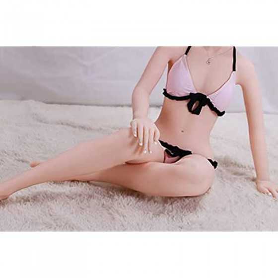 Flat Chest Sexy Adult Sex Dolls for Full Life Size Sex Doll Silicone LoveDolls Men's Full Body Lifelike Underwear Live Doll Sexy