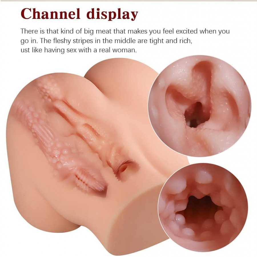 7.9LB Lifelike Sex Doll Male Masturbator Pussy Ass with Vagina Anal for Men Masturbation, Realistic Pocket Pussy Male Stroker Lo