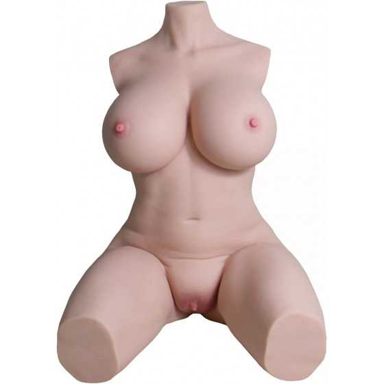 Masturbator Sex Doll of Torso,3D Realistic Butt Anal Doll Vagina, Super Soft Jelly Breast，Real Skin Texture, Anal Sex for Man Bu
