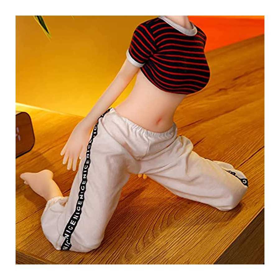 4.4lbs Sex Doll Silicone Doll Full Body Sex for Men Realistic TPE Solid Torso Love Dolls with Flexible Metal Skeleton 3D Real Se