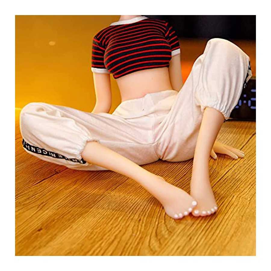 4.4lbs Sex Doll Silicone Doll Full Body Sex for Men Realistic TPE Solid Torso Love Dolls with Flexible Metal Skeleton 3D Real Se