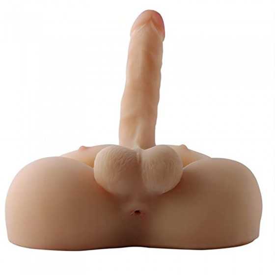 Male Sex Doll Torso Dildo Sex Toy for Women, Huge Penis Love Doll with Tight Anal Sex Realistic Long Dildo Sex Toys for Female M