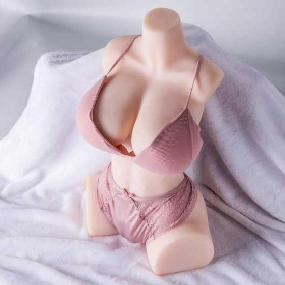 Adult Sex Doll Male Apparatus with Realistic Chest Realistic Vagina Anal Optional Anal, 14.3lbs (6.5KG) Real Female Torso Adult 