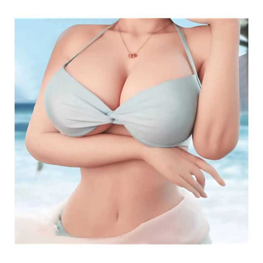 5.4 Feet Torso Full Body Sex Doll with Breasts Ass and 3D Vaginal Anal TPE Silicone Women's Full Size Sex Doll for Men Life-Like