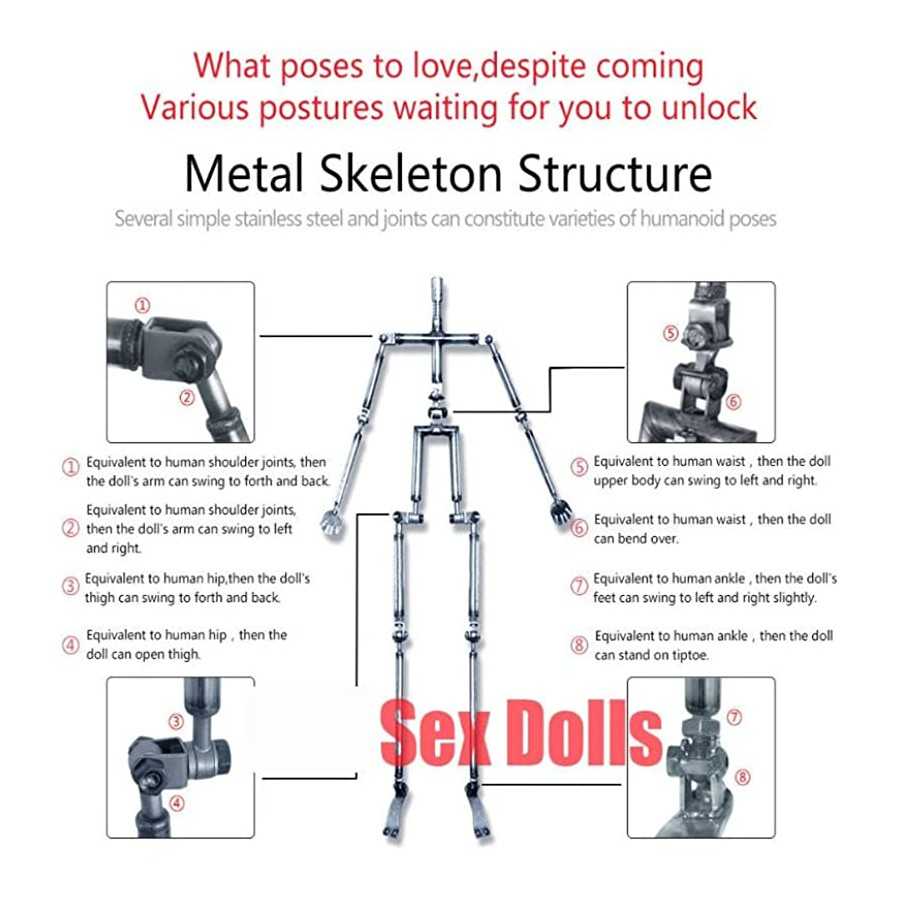 5.4 Feet Torso Full Body Sex Doll with Breasts Ass and 3D Vaginal Anal TPE Silicone Women's Full Size Sex Doll for Men Life-Like