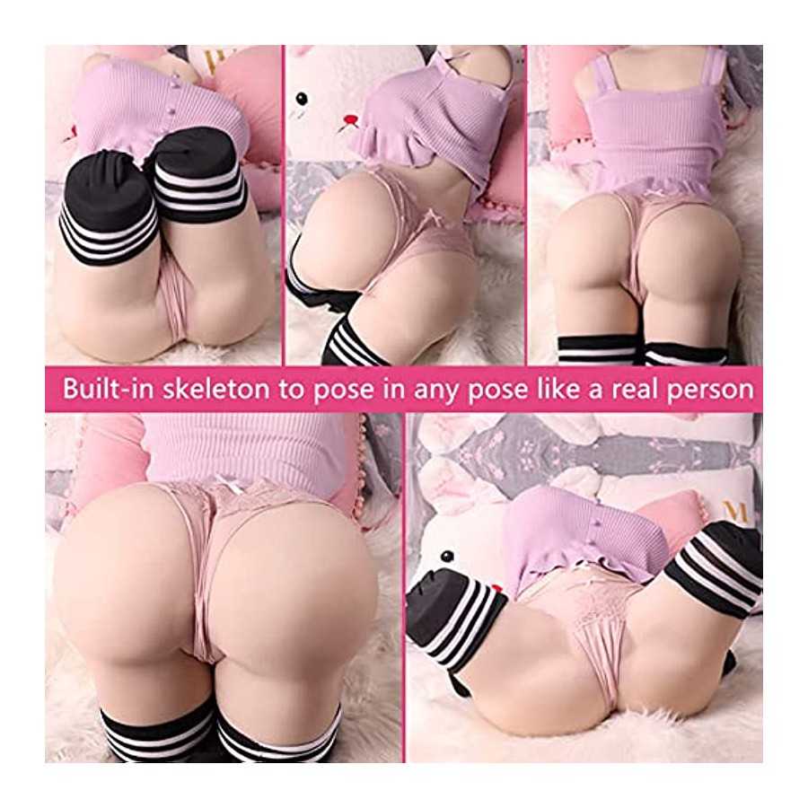20LB Sex Doll for Male Masturbator Adult Sex Doll Toys, Female Sex Doll Torso with Realistic Boobs Vagina Anus Pocket Pussy Sex 