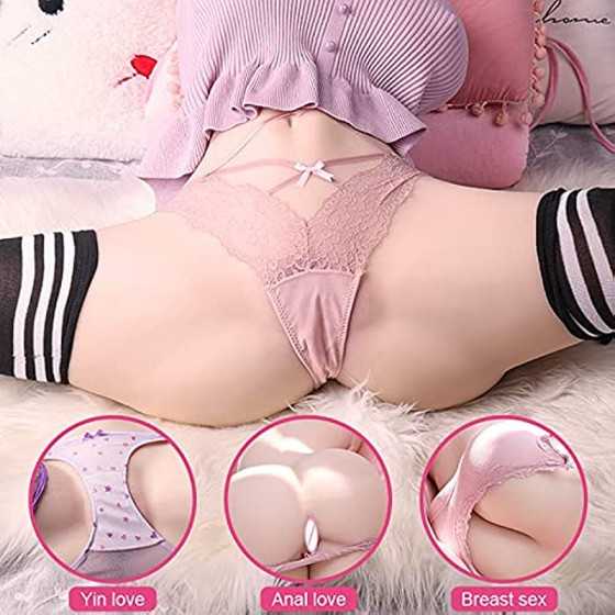 20LB Sex Doll for Male Masturbator Adult Sex Doll Toys, Female Sex Doll Torso with Realistic Boobs Vagina Anus Pocket Pussy Sex 