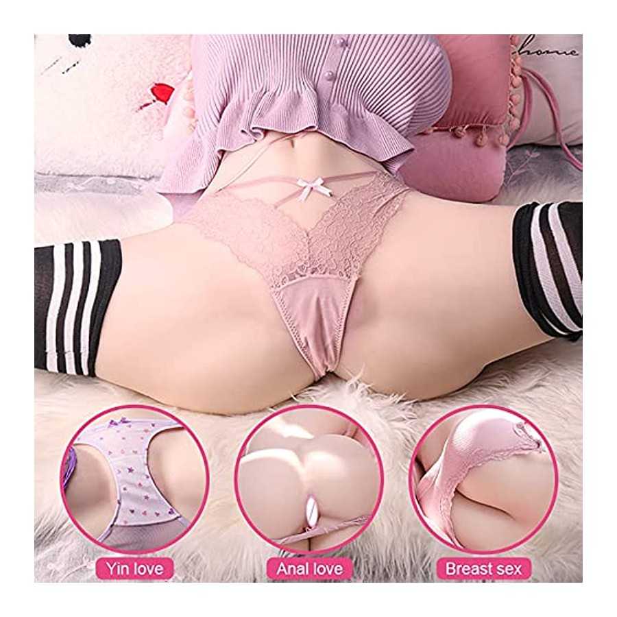 20LB Sex Doll for Male Masturbator Adult Sex Doll Toys, Female Sex Doll Torso with Realistic Boobs Vagina Anus Pocket Pussy Sex 