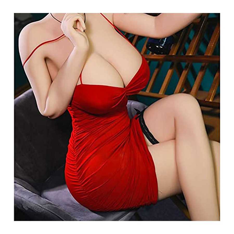 Real Silicone Sex Doll for Men 5.4ft Full Body Love Doll Lifelike TPE Love Dolls Life Size for Men Adult Toy Soft Asian Skin USA