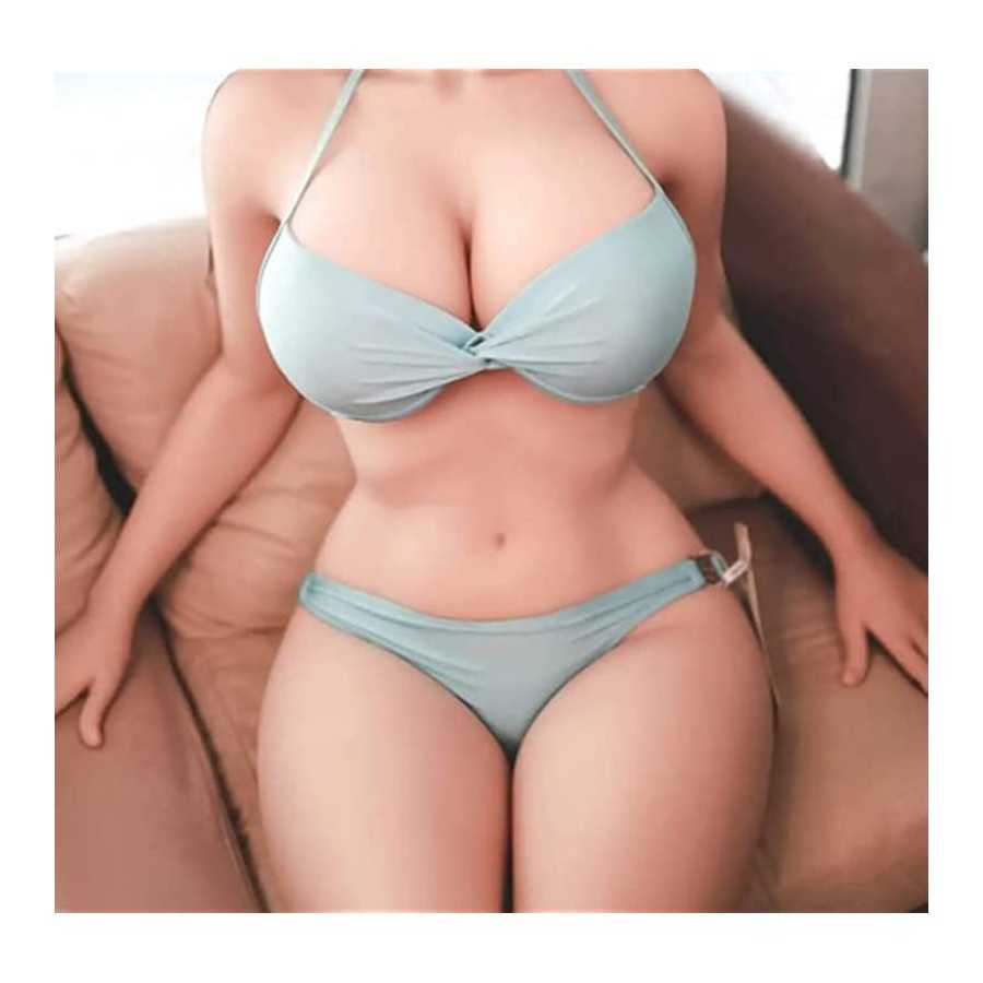 Love Doll Realistic Sex Doll TPE Silicone Sex Dolls Big Breast Women' Torso for Men Built in Metal Skeleton Life Size Love Doll 
