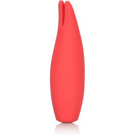  Red Hot Flare - 10-Function Waterproof Vibrator – Rechargeable Silicone Compact Teaser Vibe – Adult Sex Massager for 