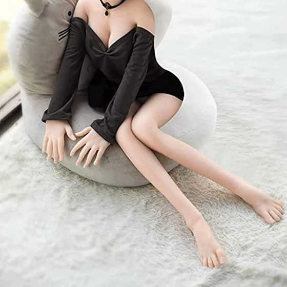TPE Silicone Sex Doll Lifelike Big Breasts Sex Doll Full Size Female Torso Sex Toys Men Sex Doll with Standing Feet Life Size fo