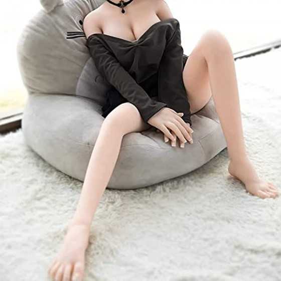 TPE Silicone Sex Doll Lifelike Big Breasts Sex Doll Full Size Female Torso Sex Toys Men Sex Doll with Standing Feet Life Size fo