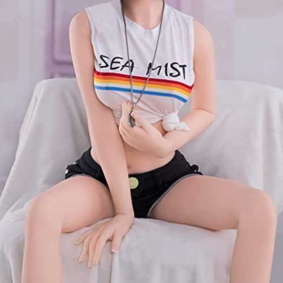 Adult Female Torso Sex Doll for Male Full-Size Software TPE Silicone Men Masturbation Sex Robots 3 in1 with a Metal Skeleton, Sh
