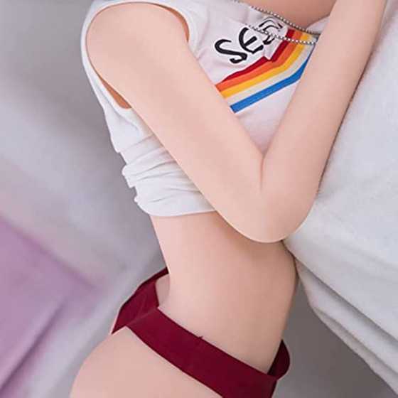Adult Female Torso Sex Doll for Male Full-Size Software TPE Silicone Men Masturbation Sex Robots 3 in1 with a Metal Skeleton, Sh