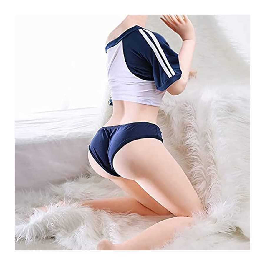 Life-Sized Sex Doll Male Sex Dolls 55LB TPE Silicone Doll Full Body Sex Toy for Men Sexy Small Breasts Love Dolls Built in Metal