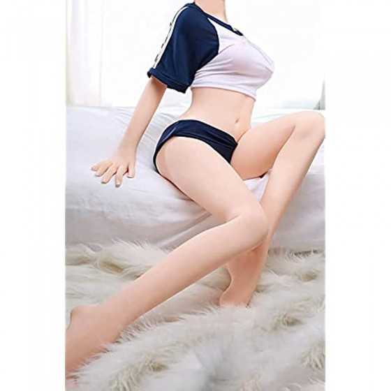 Life-Sized Sex Doll Male Sex Dolls 55LB TPE Silicone Doll Full Body Sex Toy for Men Sexy Small Breasts Love Dolls Built in Metal