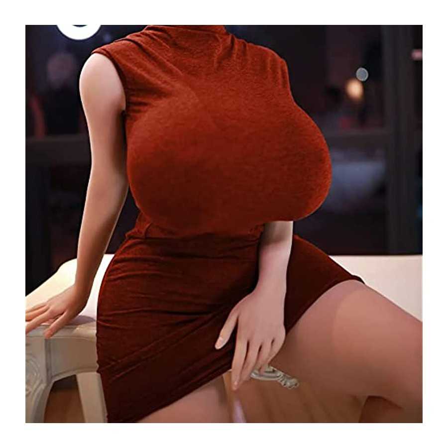 5.34ft Realistic Full Body Silicone Sex Doll with Huge Butt and Boobs for Men's Sexual Pleasure,US Shipments