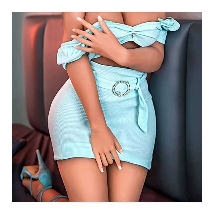 TPE Sex Dolls 5.2Ft Full Size Jelly Big Breast Sex Doll for Men Silicone Doll Full Body Sex Sexy Dollformen Full Life Size for M