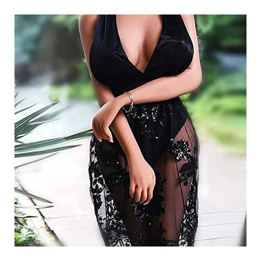 Life Full Size Sex Doll 5.2ft Women Torso Love Dolls Pussy Ass with Realistic Vaginal Anal and Soft Big Breasts, Lifelike Sex To