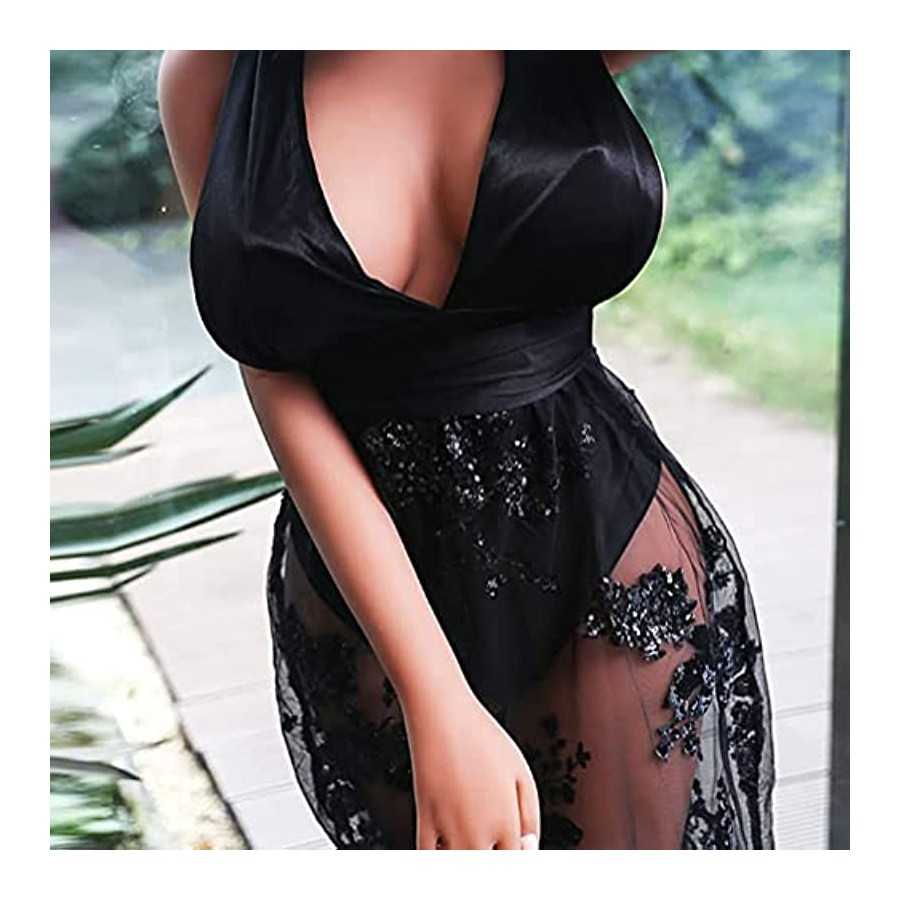 Life Full Size Sex Doll 5.2ft Women Torso Love Dolls Pussy Ass with Realistic Vaginal Anal and Soft Big Breasts, Lifelike Sex To