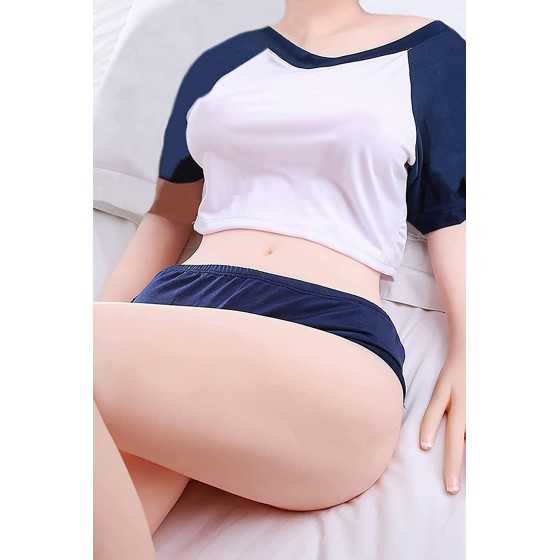 Flat Chest Sex Doll Full Body Silicone Sex Doll Life Size Male Dolls for Men Full Body Sex-Love Dolls,Good Elasticity,Easy to Cl