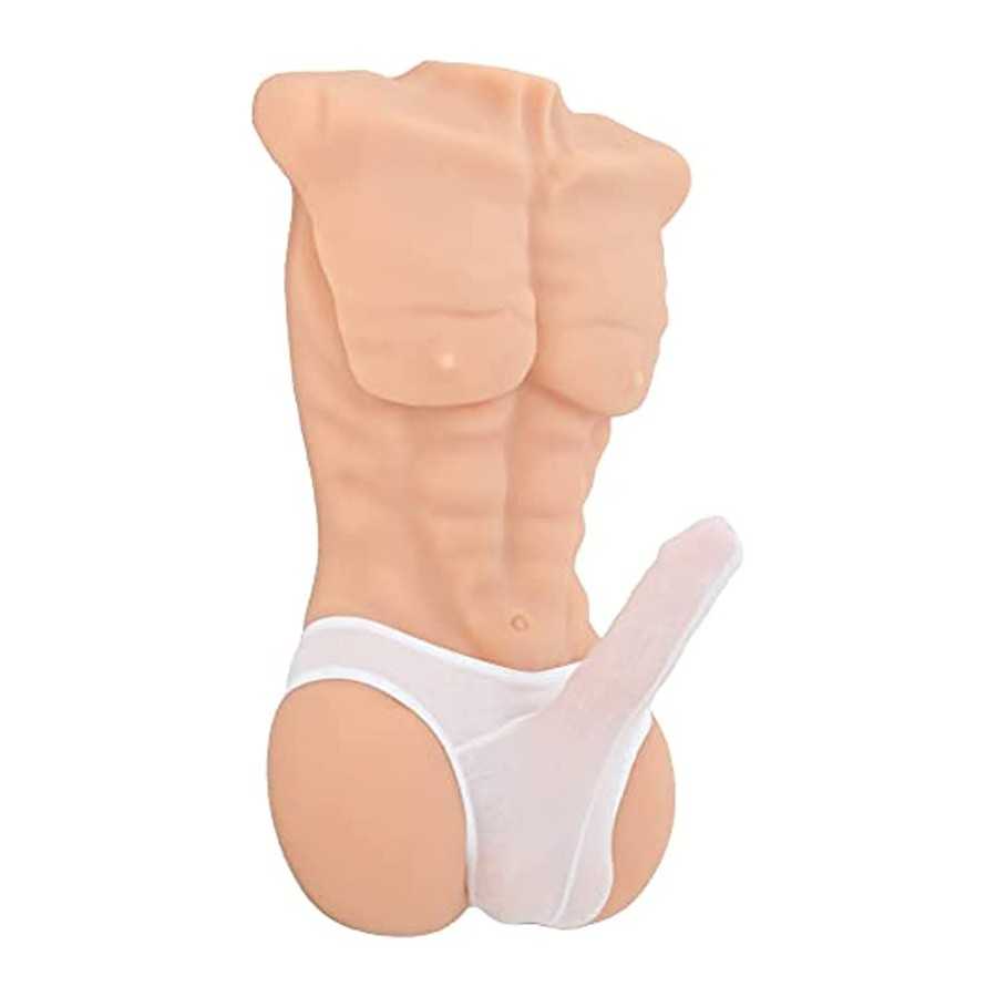 Lifelike Sex Doll Women Masturbator Realistic Big Butt Pocket Pussy Ass with Vagina Anal Sex Stroker, Male Body Torso Hip Adult 